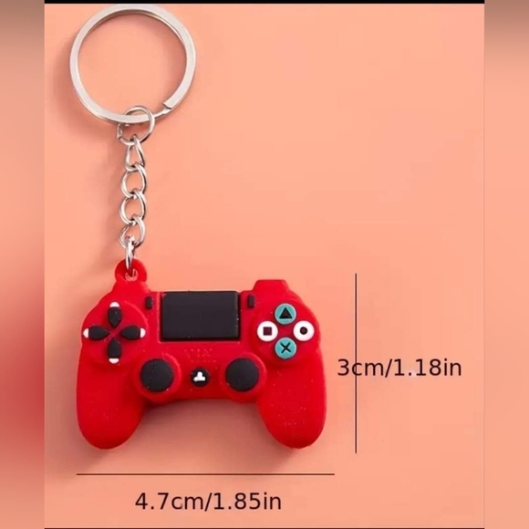 Game Control Rubber 2" x 1.25" Keyring - Picture 3 of 3